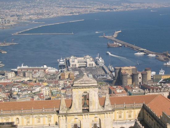 view from the sant'elmo castle