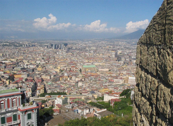 view from the sant'elmo castle