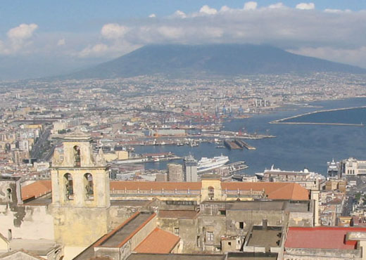 view from the sant'elmo castle