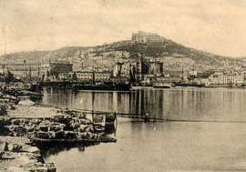 vue sur la mer naples