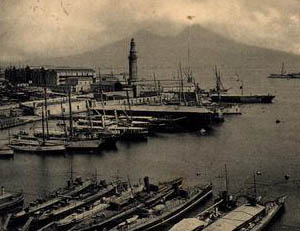 vue du port de naples