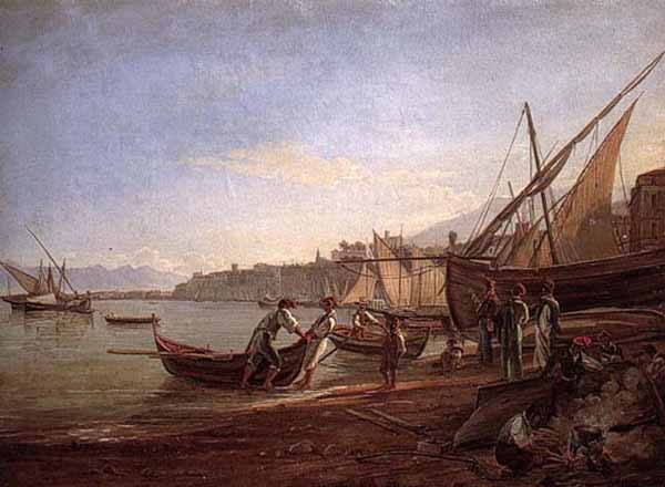 Carelli : il porto di Pozzuoli