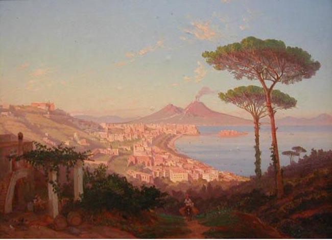 duclere : vue sur le golfe de naples