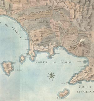 carte historique de naples