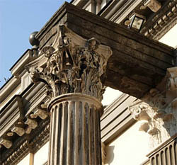 colonne corinthienne à naples