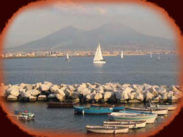 Bay of Naples and Vesuvius