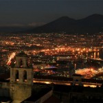 Naples de nuit, panorama