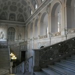 Palais Royal de Naples, escalier monumental