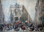 Franz Wenzel, Ingresso di Garibaldi a Napoli
