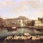 Gaspare Vanvitelli, Vista del porto di napoli, 1710