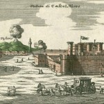 Homann, castel nuovo, Napoli, 1734