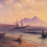 Ivan Aivazovsky, pecheurs de retour pres de Naples, 1874