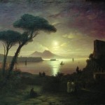 Ivan Aivazovsky, The bay of Naples at moonlight