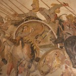 Mosaïque, bataille d'Alexandre, Maison du Faune, Pompéi