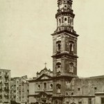 Foto antica di Napoli, carmine chiesa