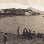 Foto antica di Napoli, golfo