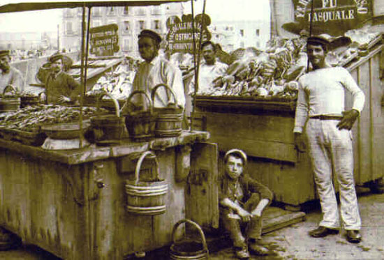 foto antica di Napoli, ostriaco