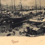 Foto antica di napoli porto