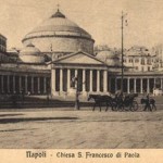 Foto antica di Napoli, san francesco di paola