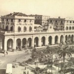 Foto antica di Napoli, stazione centrale