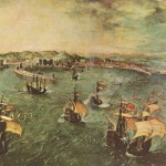 Pieter Bruegel, naval battle in naples, 1558