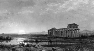 paestum-nel-1858-disegno-di-ws-haseltine