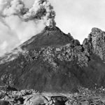 Eruption du Vésuve en 1888