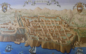 mappa sorrento XVIIe